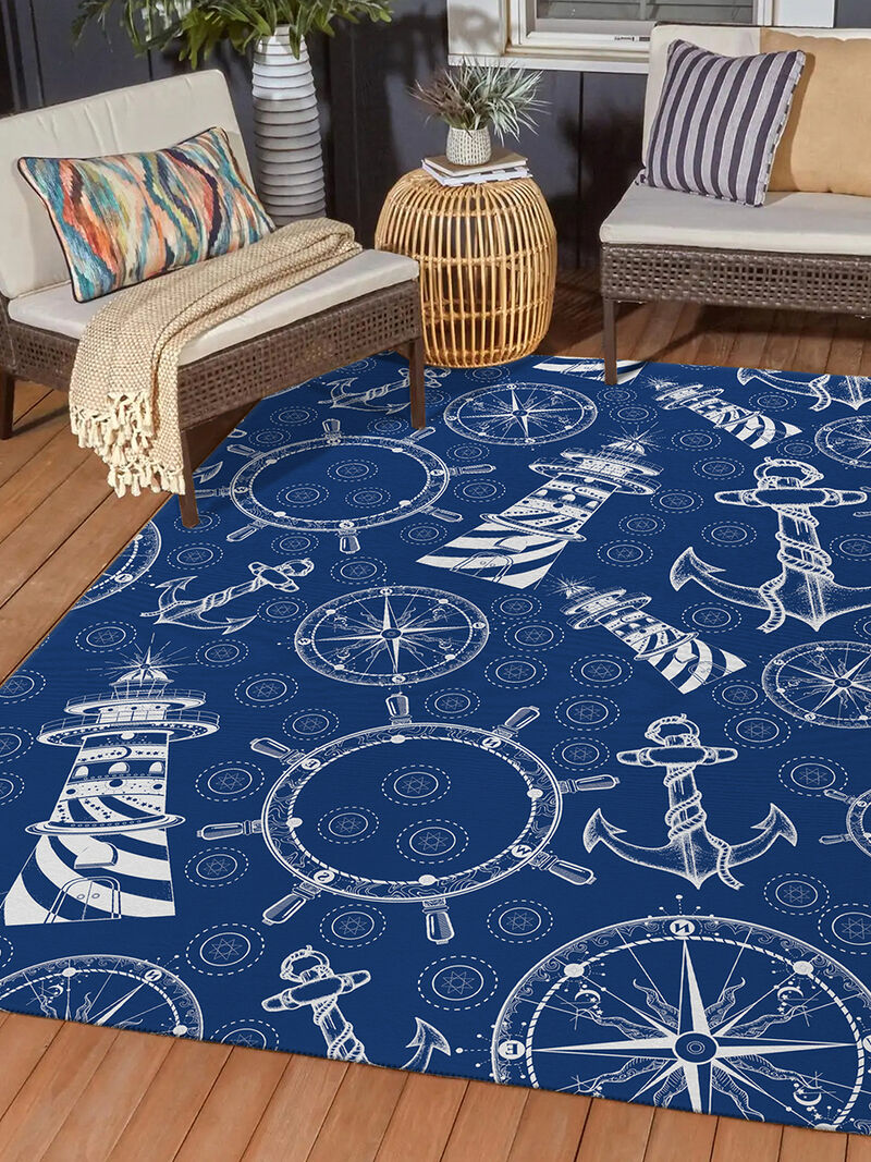 Harbor HA9 Navy 8' x 10' Rug