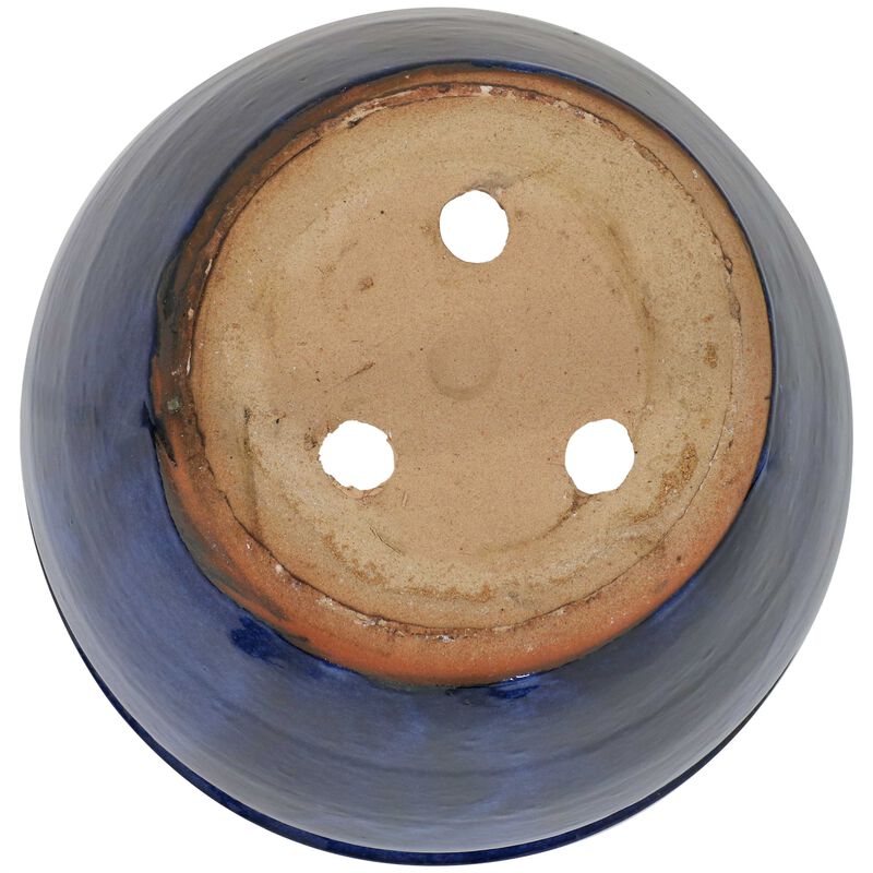 Sunnydaze 15 in Chalet High-Fired Glazed Ceramic Planter