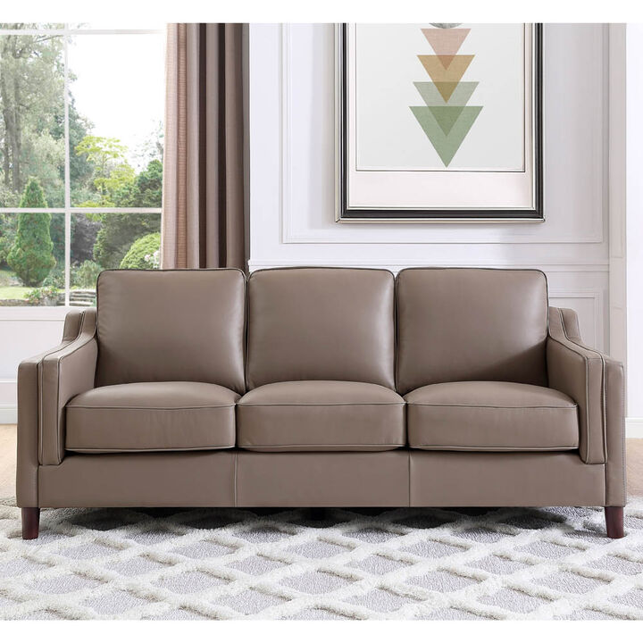 Bella Top Grain Leather Sofa