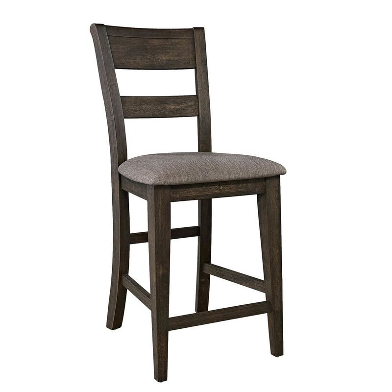 Starlight Canyon Home Brown Wooden Counter Height Chairs – Bar Stools with Back for Kitchens