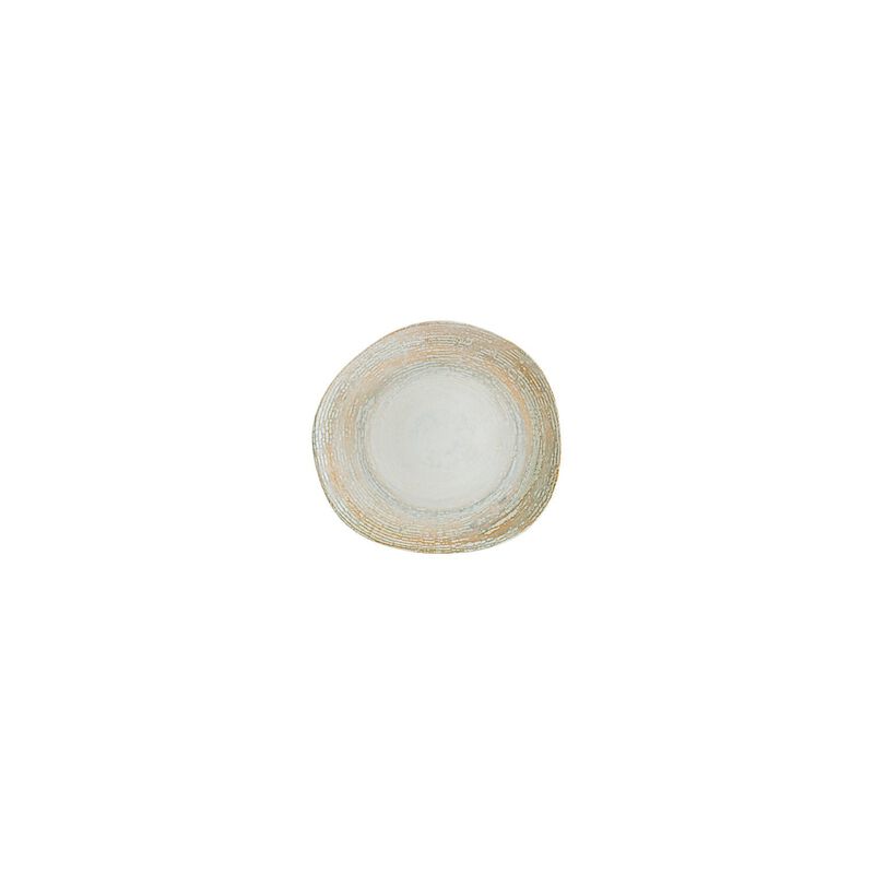Patera 6" x 5.5" Organic Decorated Porcelain Plate (Set of 4)