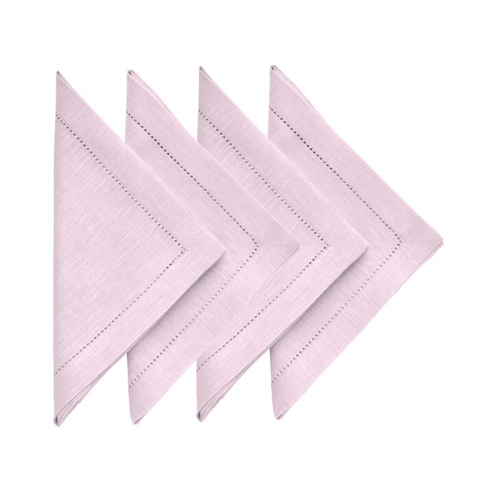 Solino Home 100% Pure Linen Cloth Napkins 20 x 20 Inch Set of 4 Dinner Napkins | Milan