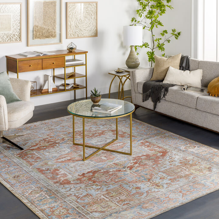 Alanya ALY-2305 5'3' x 7' Brown Rug
