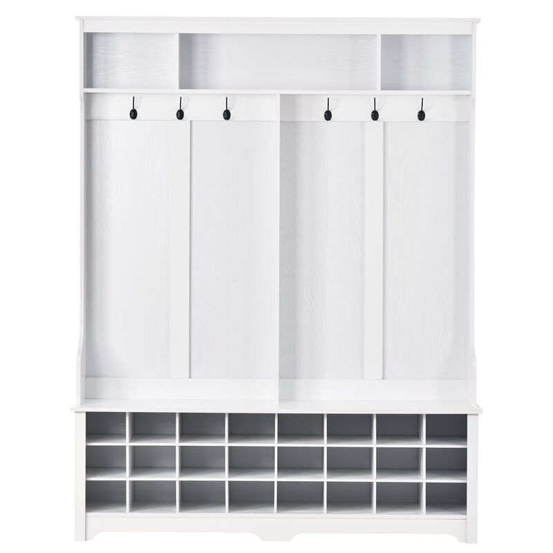 Merax Modern Style Hall Tree with Shoe Cubbies