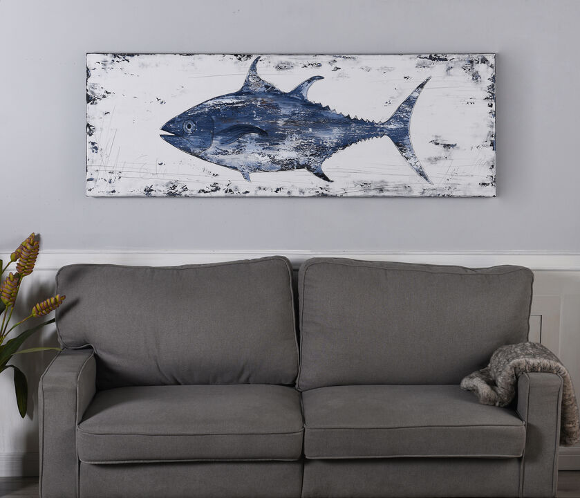 Rustic Tuna Painting