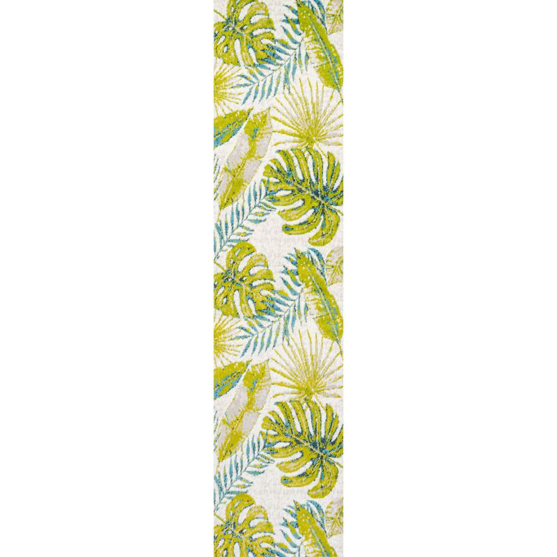 Monstera Tropical Leaves Area Rug
