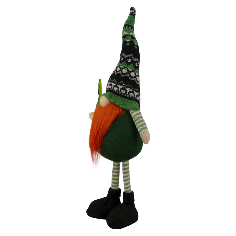 20" Green Leprechaun Boy Gnome Standing St Patrick's Day Figure