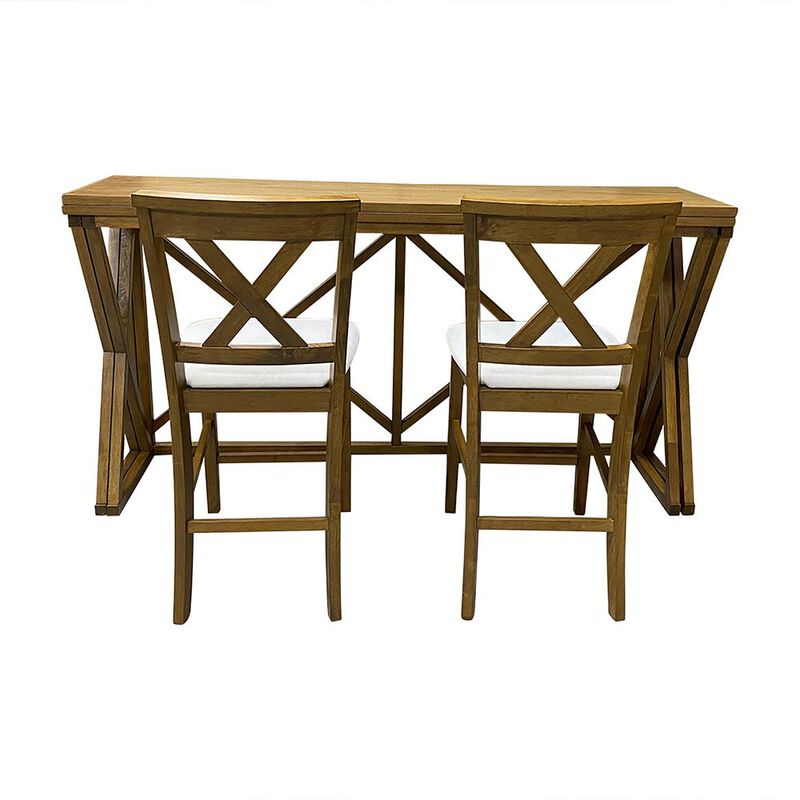 Carolina Living Taylor Flip Top Bar Table - Golden Oak