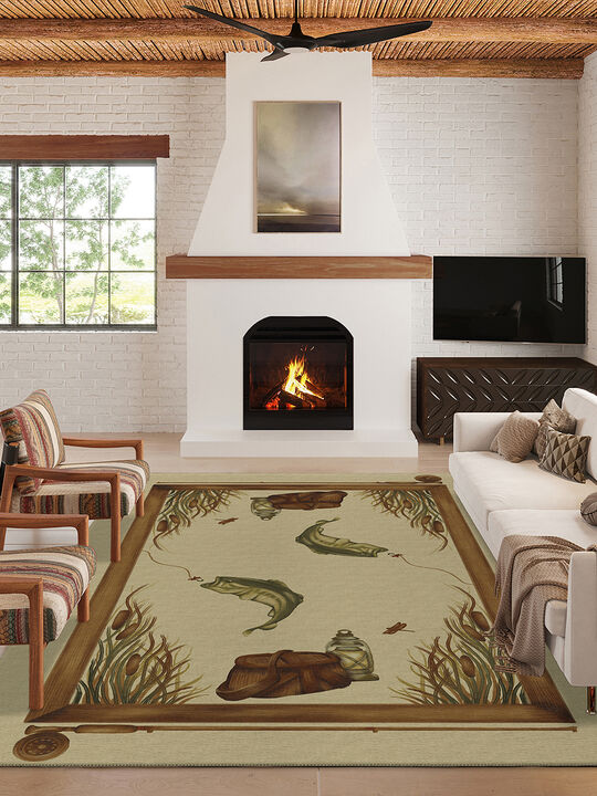 Excursion EX5 Beige 3' x 5' Rug