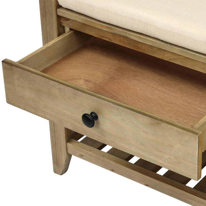 Merax Multipurpose Entryway Storage Bench