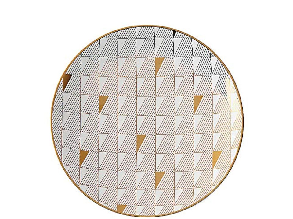 Lenox White Trianna Gold Salad Plate, 1.27 LB