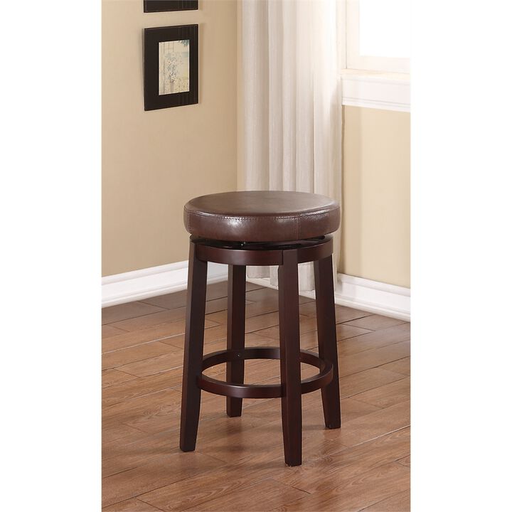 Linon Maya Brown 24 Inches Counter Stool