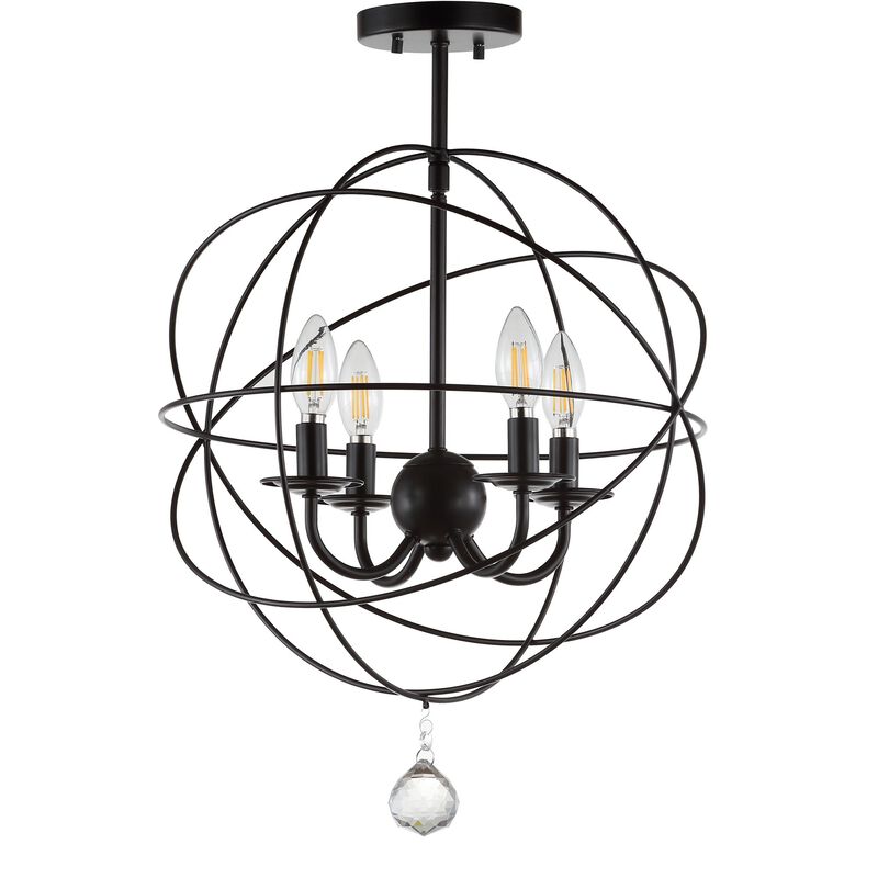 Alma Metal LED Flush Mount