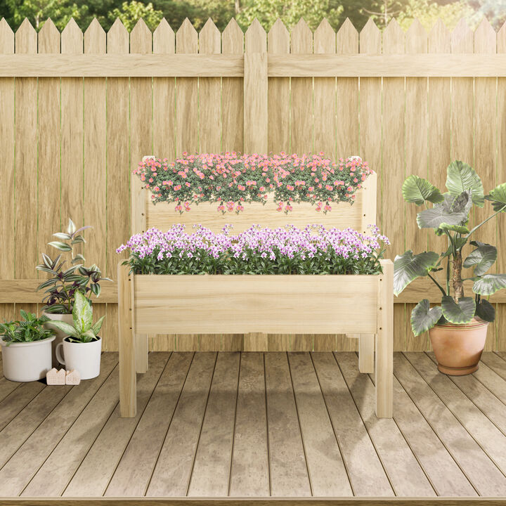 Streamdale Spacious Double-Decker Garden Bed Maximize Space, Enhance Growth