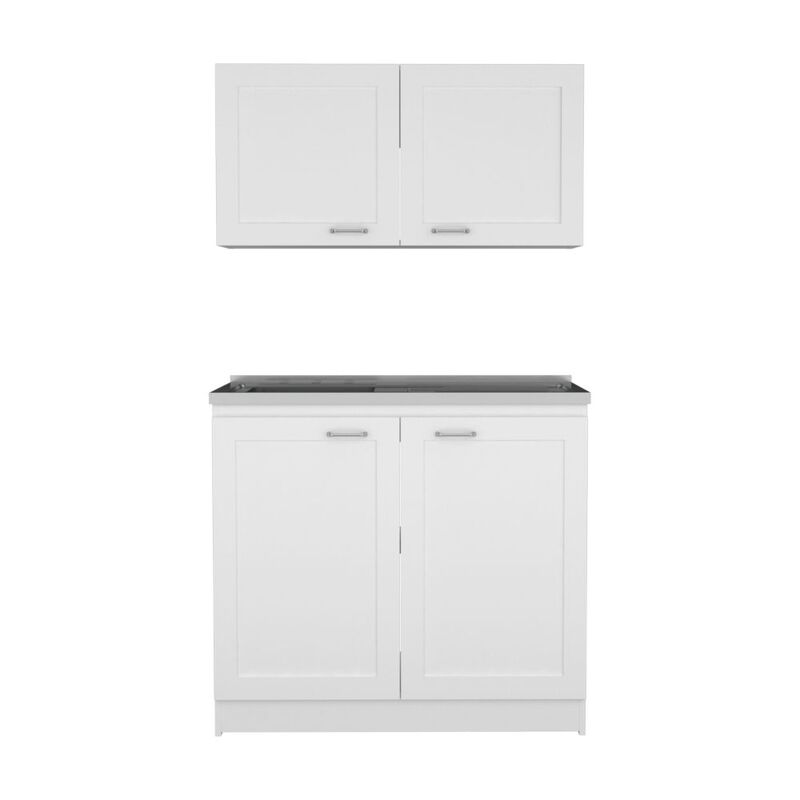 Cabinet Set Zeus, Garage, White