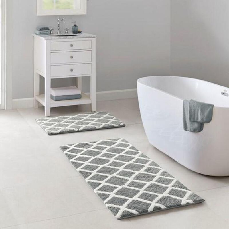 Belen Kox Bittman Reversible High Pile Tufted Bath Rug, Belen Kox