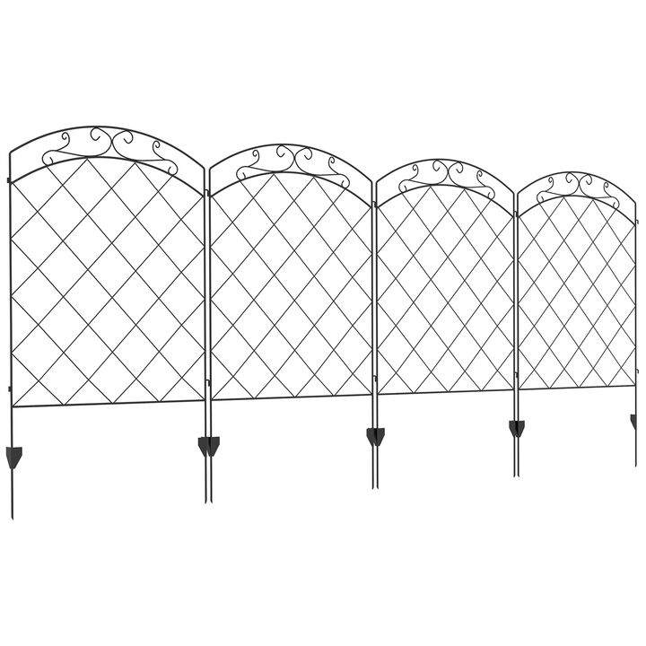Streamdale Decorative Garden Fence with Vines