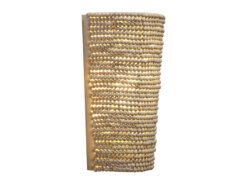Seawall Beaded Cone Sconce