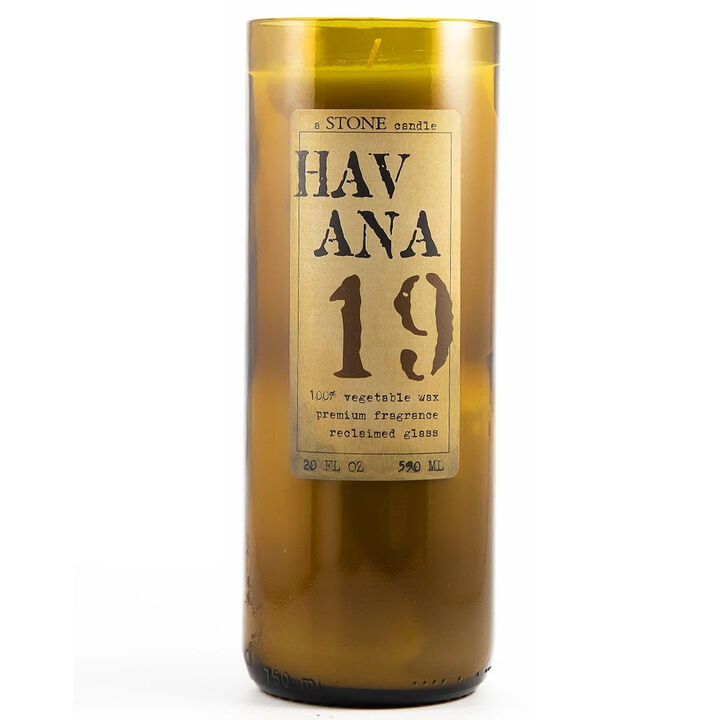 Reclaimed Bottle Candle Havana