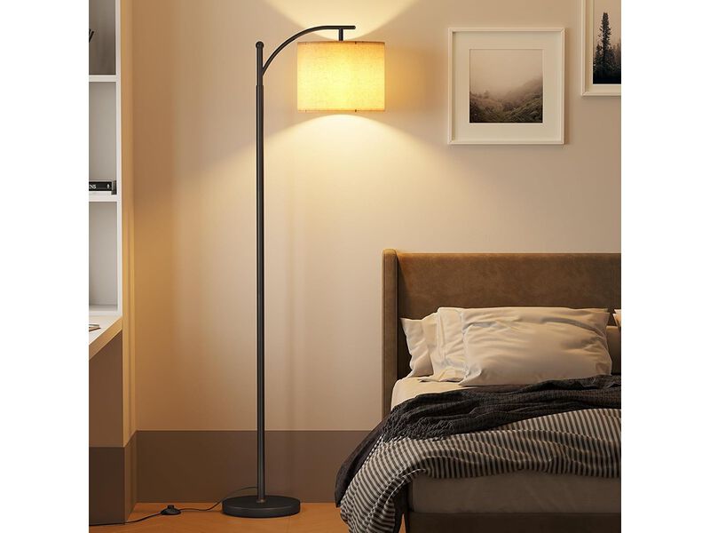 Metal Standing Lamps with Adjustable Hanging Lampshade