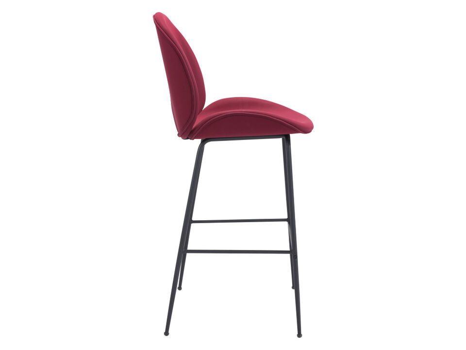 Miles Barstool Red