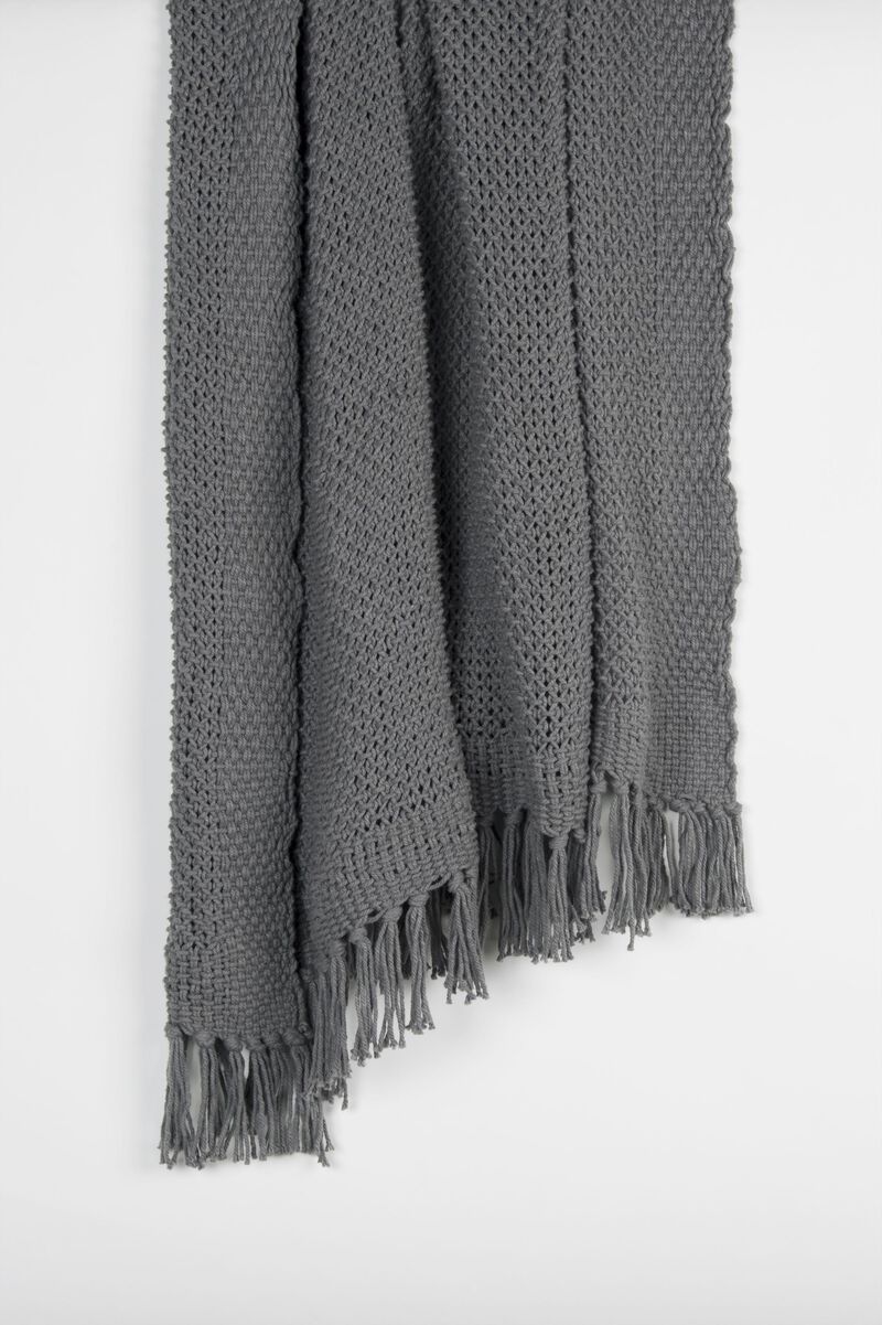 Gray 50" x 60" Throw Blanket
