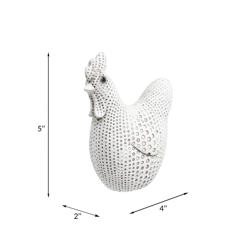 Gray Spotted Chicken 5"