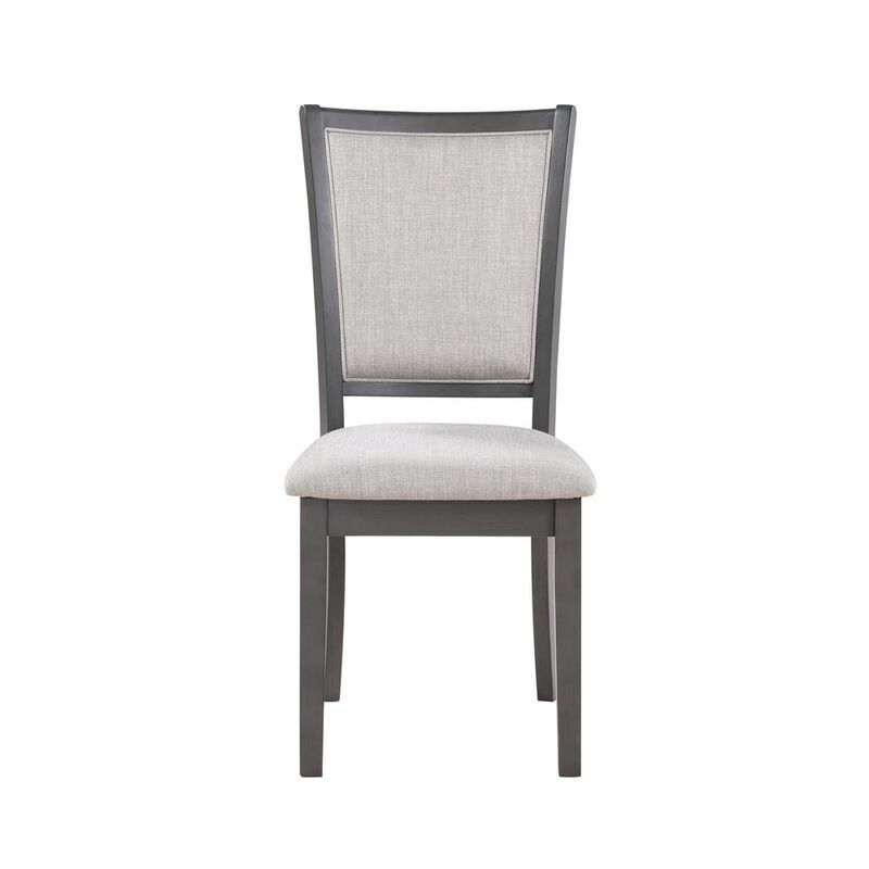 New Classic Furniture Furniture Amy 5-Piece Contemporary Wood Dining Set in Gray