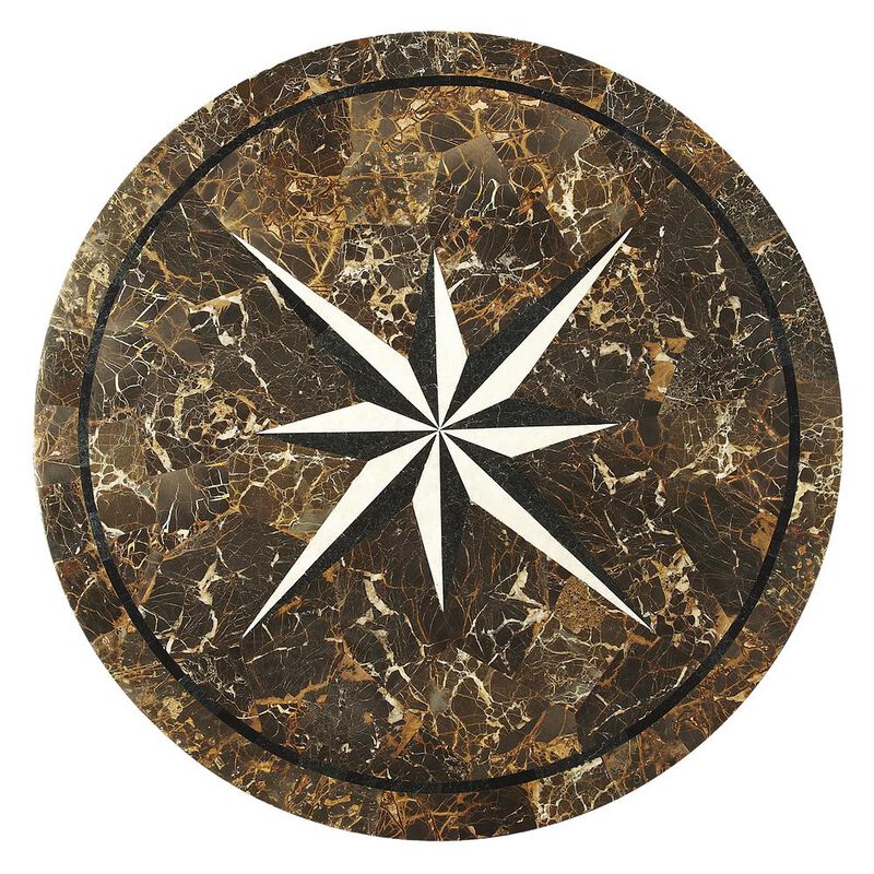 Fossil Stone Foyer Table, Belen Kox