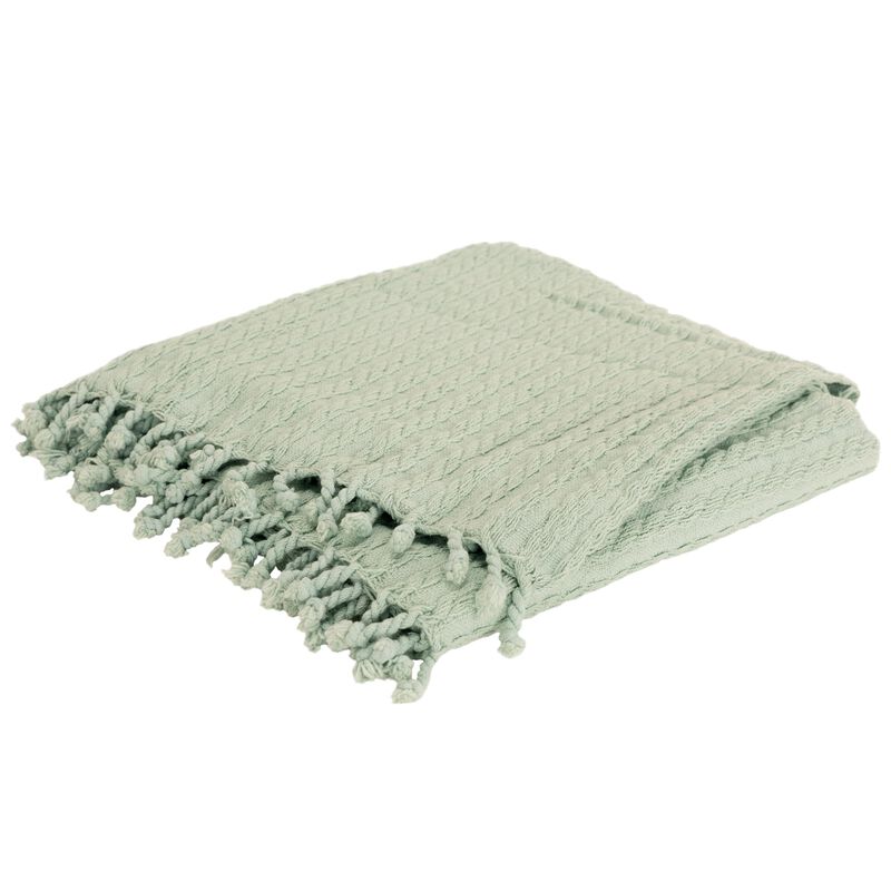 Aqua 50" x 60" Throw Blanket