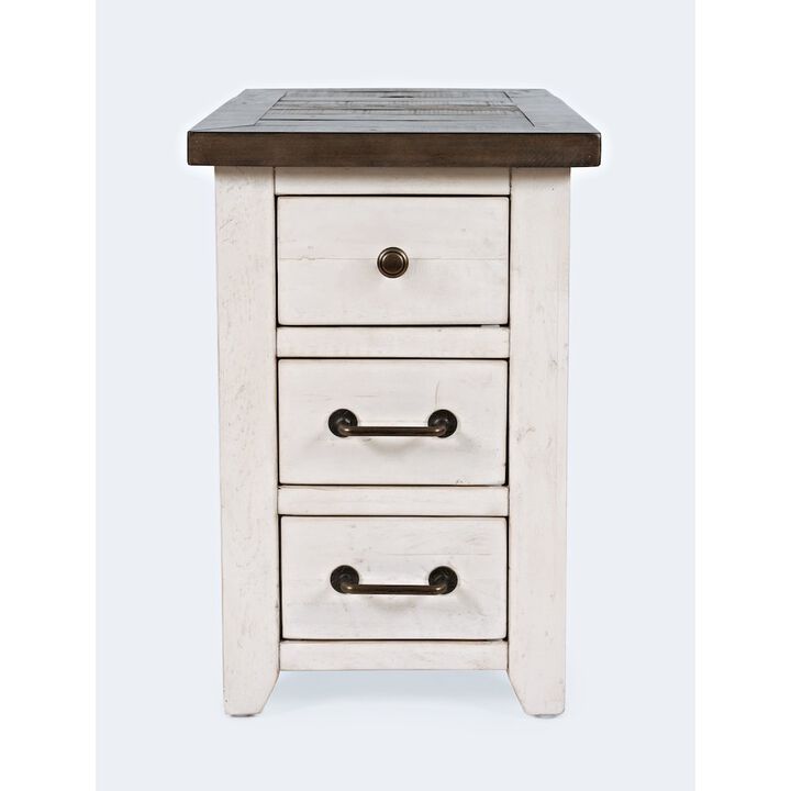 Jofran Harris USB Charging Chairside Table