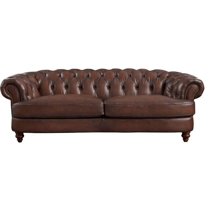 Newport Top Grain Leather Sofa