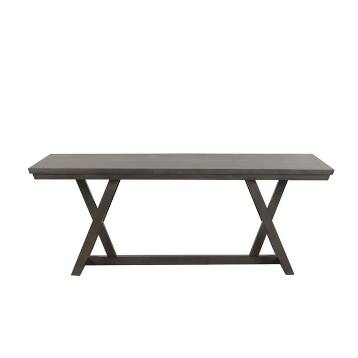 New Classic Furniture High Line Wood 80 Rectangular Counter Table, Coffee