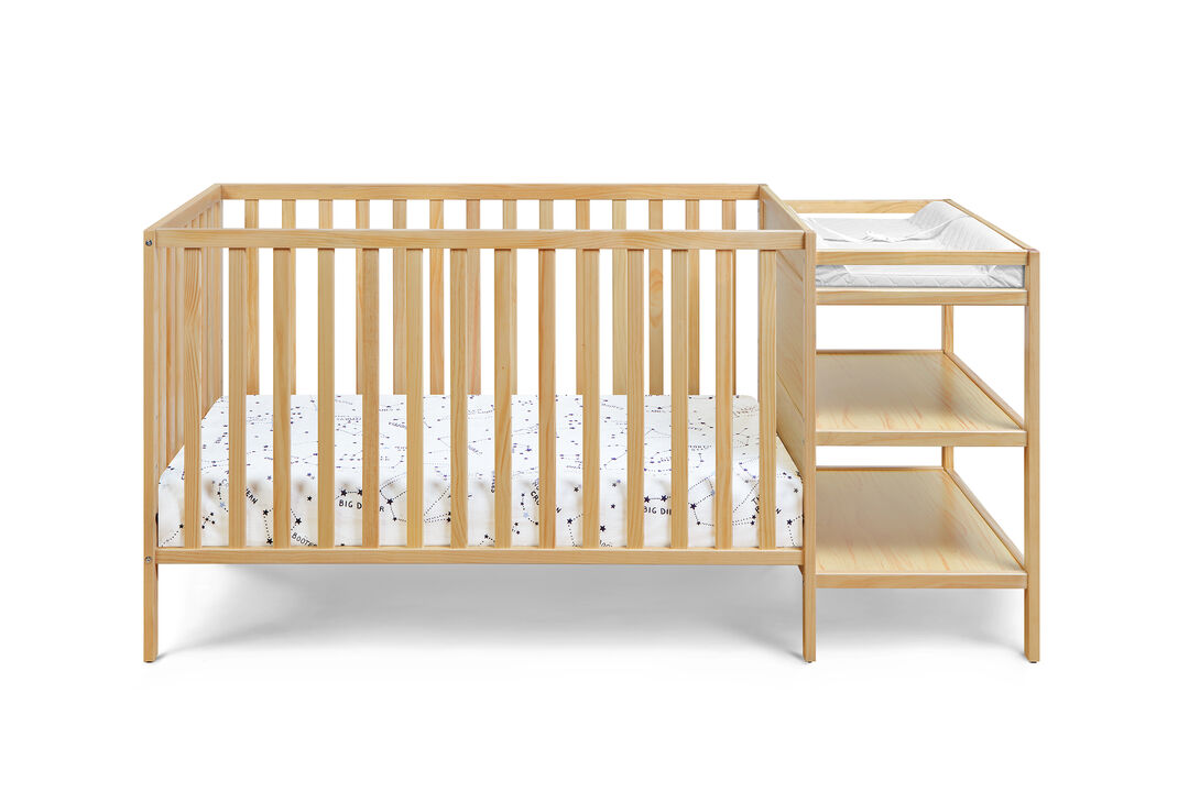 Suite Bebe Palmer 3-in-1 Crib and Changer Combo Natural