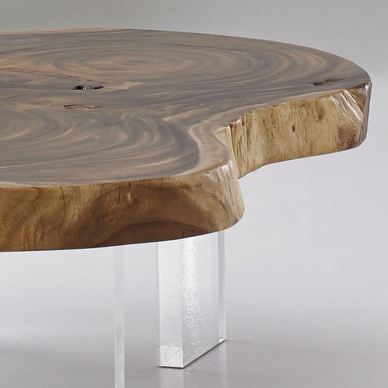 Floating Table with Acrylic Legs