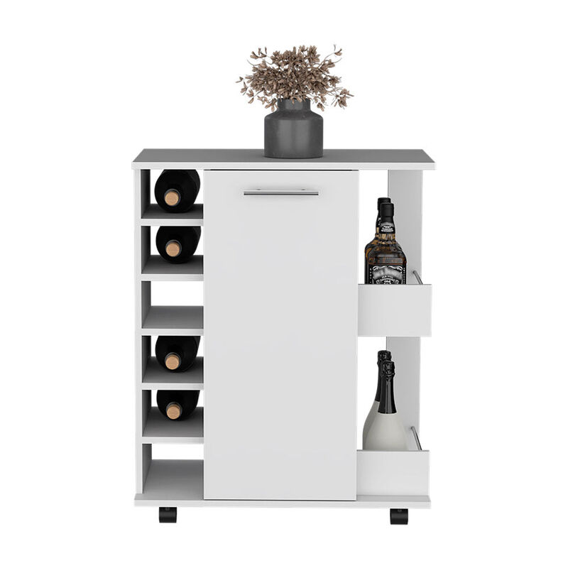 Bar Cart Cabot, Living Room, White