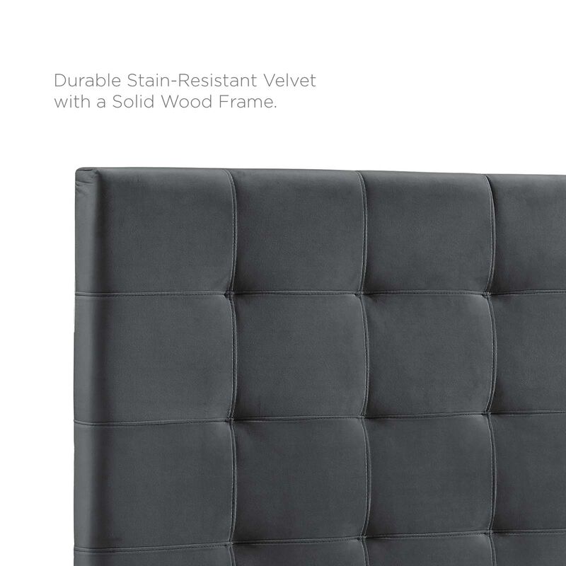 Modway - Paisley Tufted Full / Queen Upholstered Performance Velvet Headboard