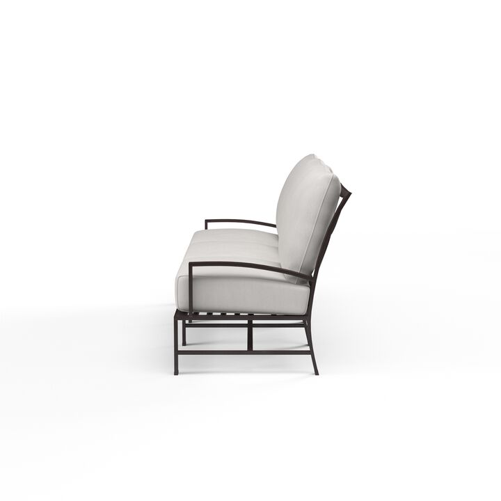 La Jolla Sofa in Canvas Flax w/ Self Welt