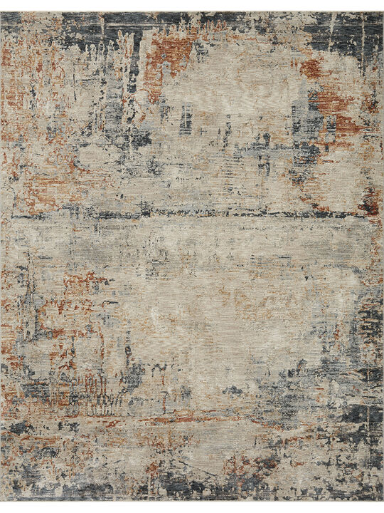 Axel AXE05 Stone/Multi 4' x 5'7" Rug
