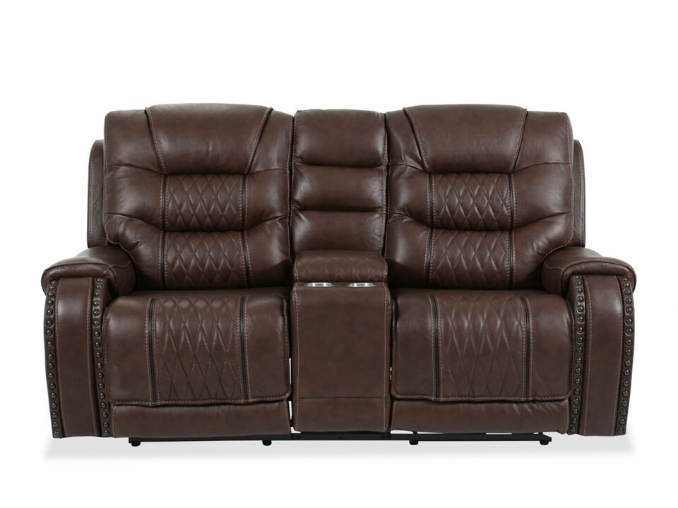 Yosemite Leather 3-Piece Power Loveseat