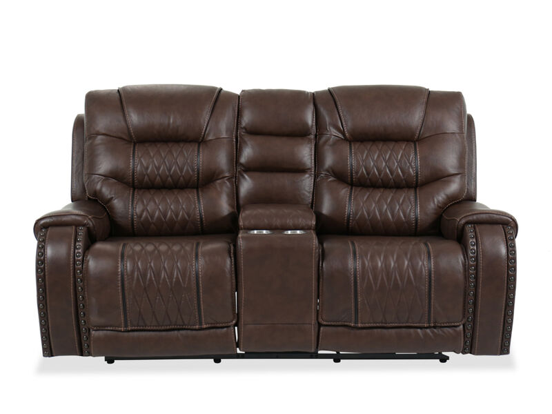 Yosemite Leather 3-Piece Power Loveseat