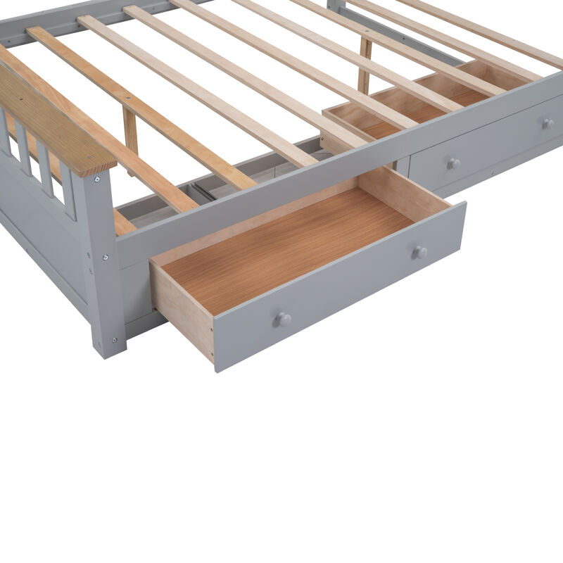 Merax Platform Bed with 2 Drawers