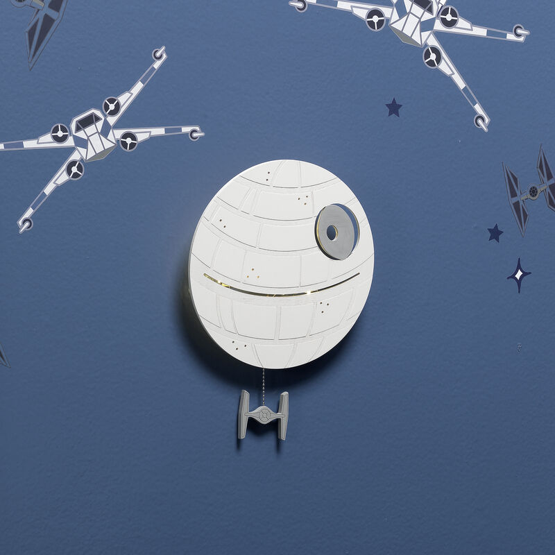 Lambs & Ivy Star Wars Signature LED Light-Up Death Star Wall Decor/Art