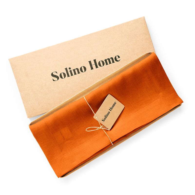 Solino Home 100% Pure Linen Table Runner | Sonoma