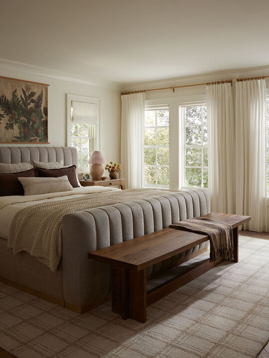 Polly POL-12 Cream / Sand 18" x 18" Sample Rug by Chris Loves Julia