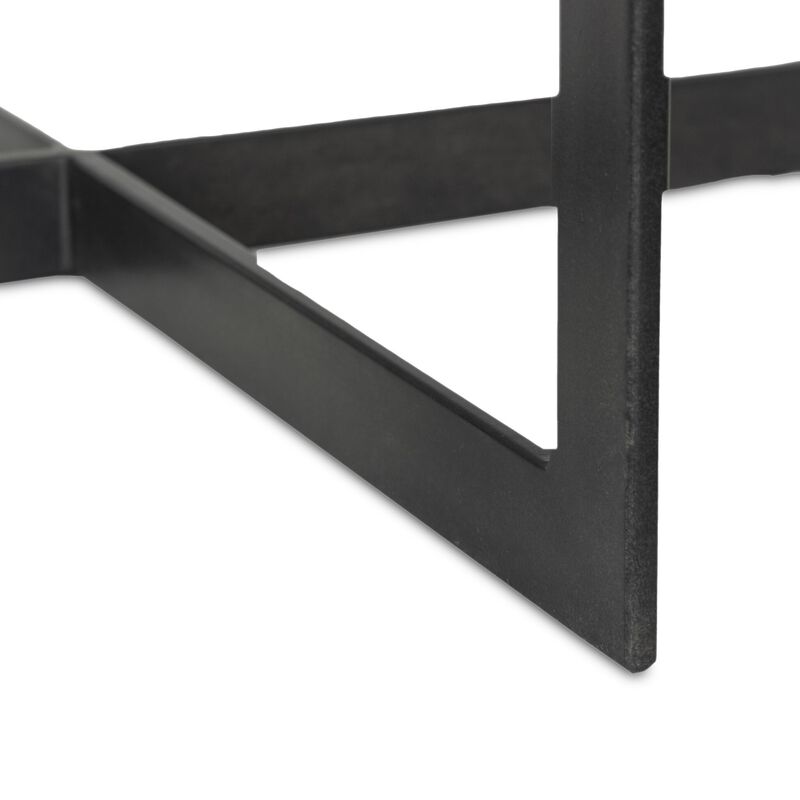 Lennie Clear Cast Glass Bunch Table