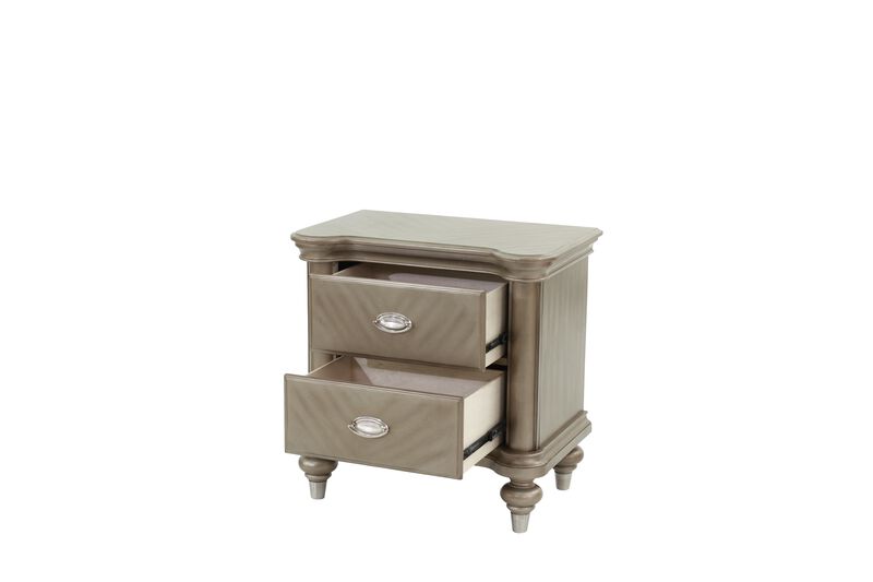 Streamdale Nightstand In Champagne