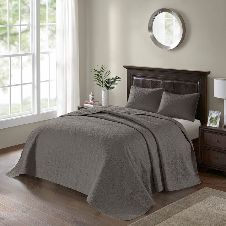 Gracie Mills Sandy Reversible Bedspread Set with Classic Stitch Pattern