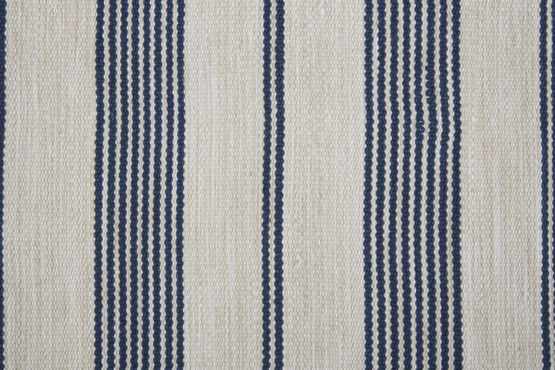 Duprine 0560F White/Ivory/Blue 5' x 8' Rug