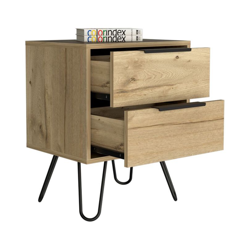 Nightstand Skyoner 2, Bedroom, Light Oak